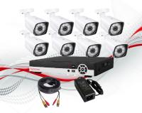 Комплект видеонаблюдения уличный 8 камера 1080P FullHD