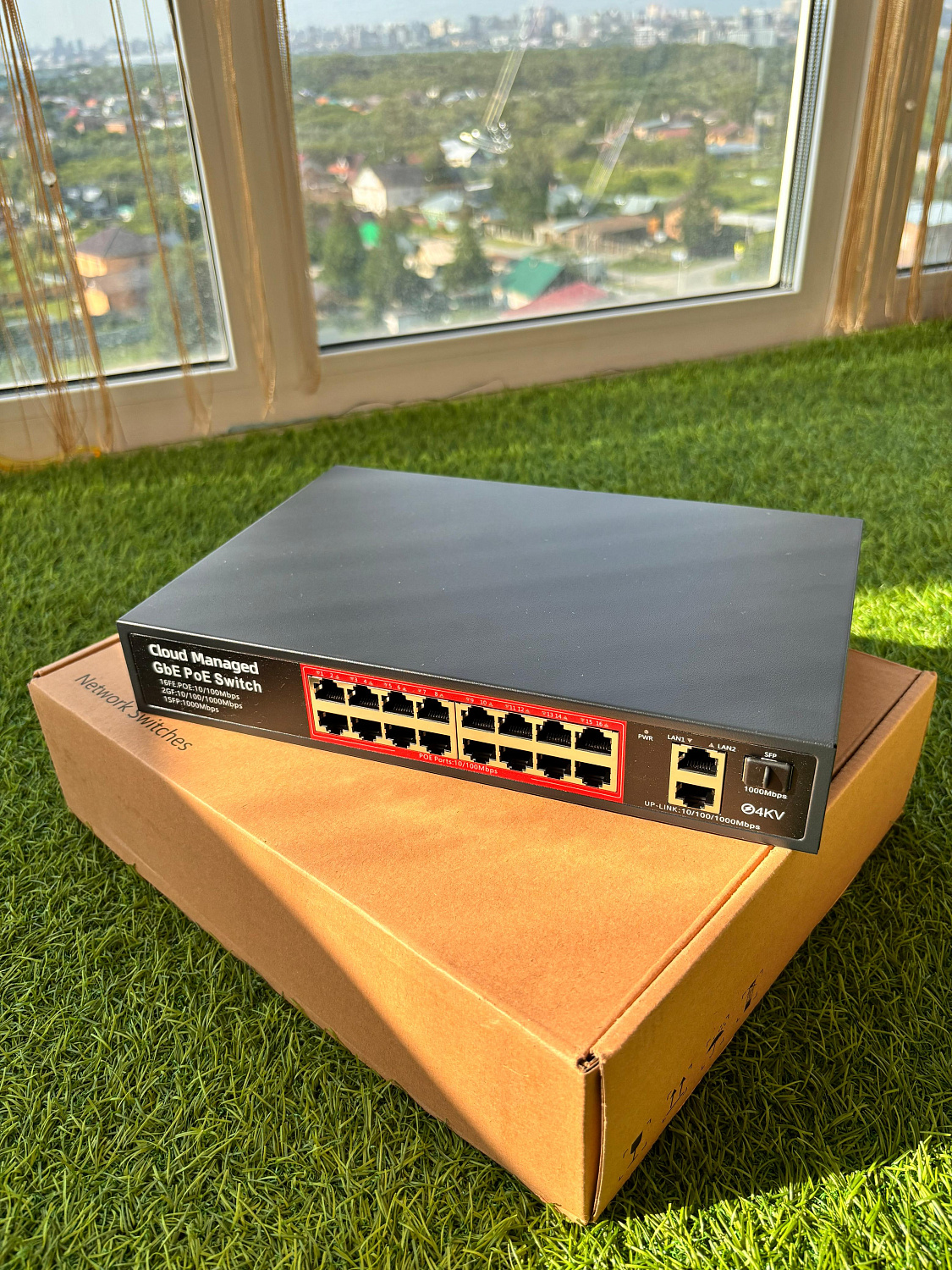 Управляемый сетевой коммутатор POE 16 портов DAS-link PS316G V6 Управляемый сетевой коммутатор POE 16 портов DAS-link PS316G V6